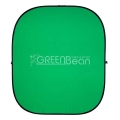 Фон тканевый двухсторонний хромакей GreenBean Twist 240 х 240 B/G