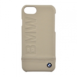 Кожаный чехол-накладка для iPhone 7 BMW Signature Logo imprint Hard Leather