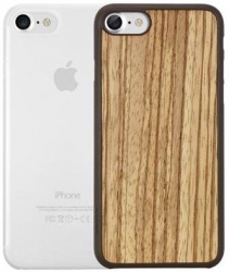 Набор из двух чехлов-накладок для iPhone 7 Ozaki O!coat Jelly + Wood