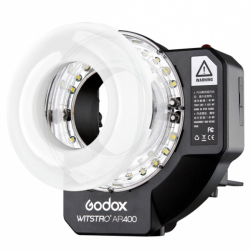 Вспышка кольцевая Godox Witstro AR400 аккумуляторная